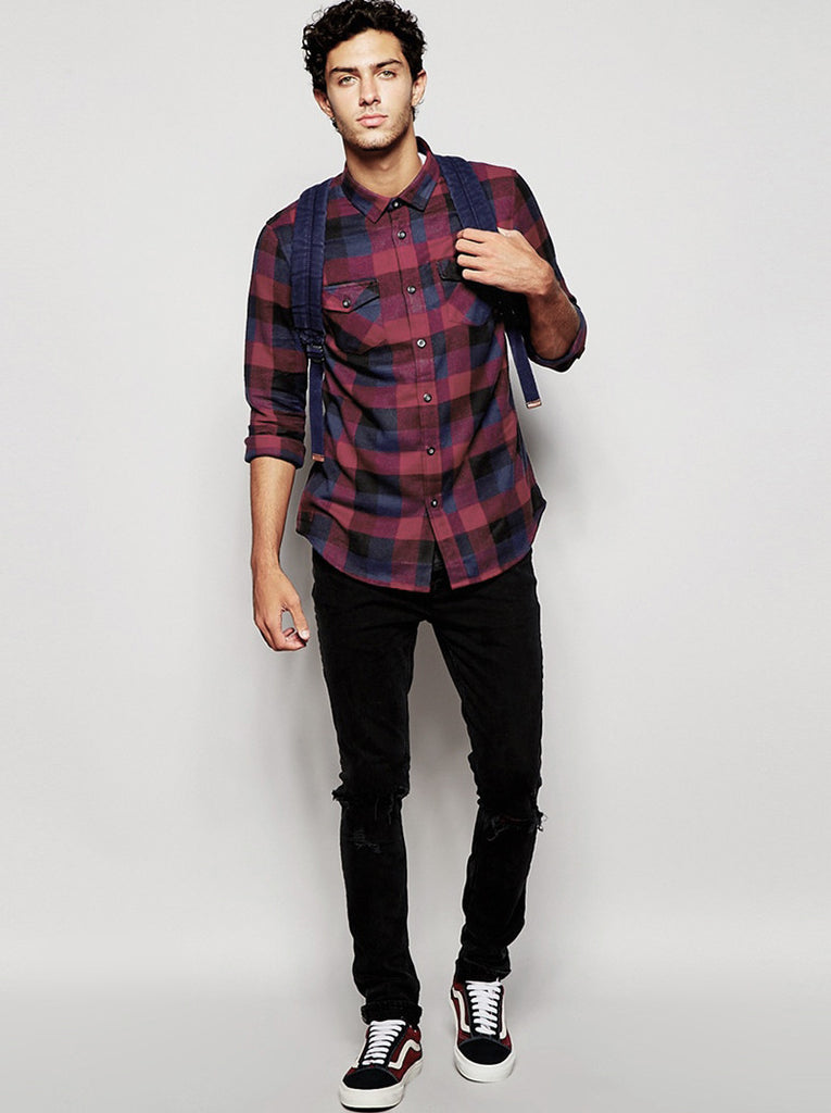 Shirt in Check Flannel